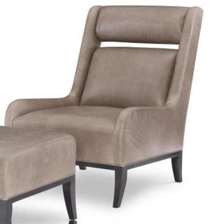 Wesley Hall Accent Chairs and Ottomans PL508 Dashing Leather Chair
